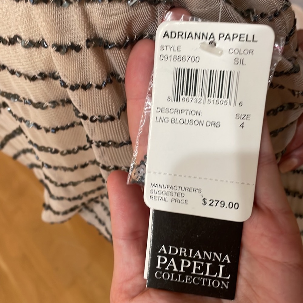 Adrianna Papell Sequin Gown - Gem